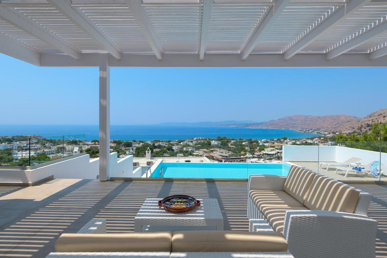 Villa Allegra With Pool In Pefkos, Lindos Area Pefki 外观 照片