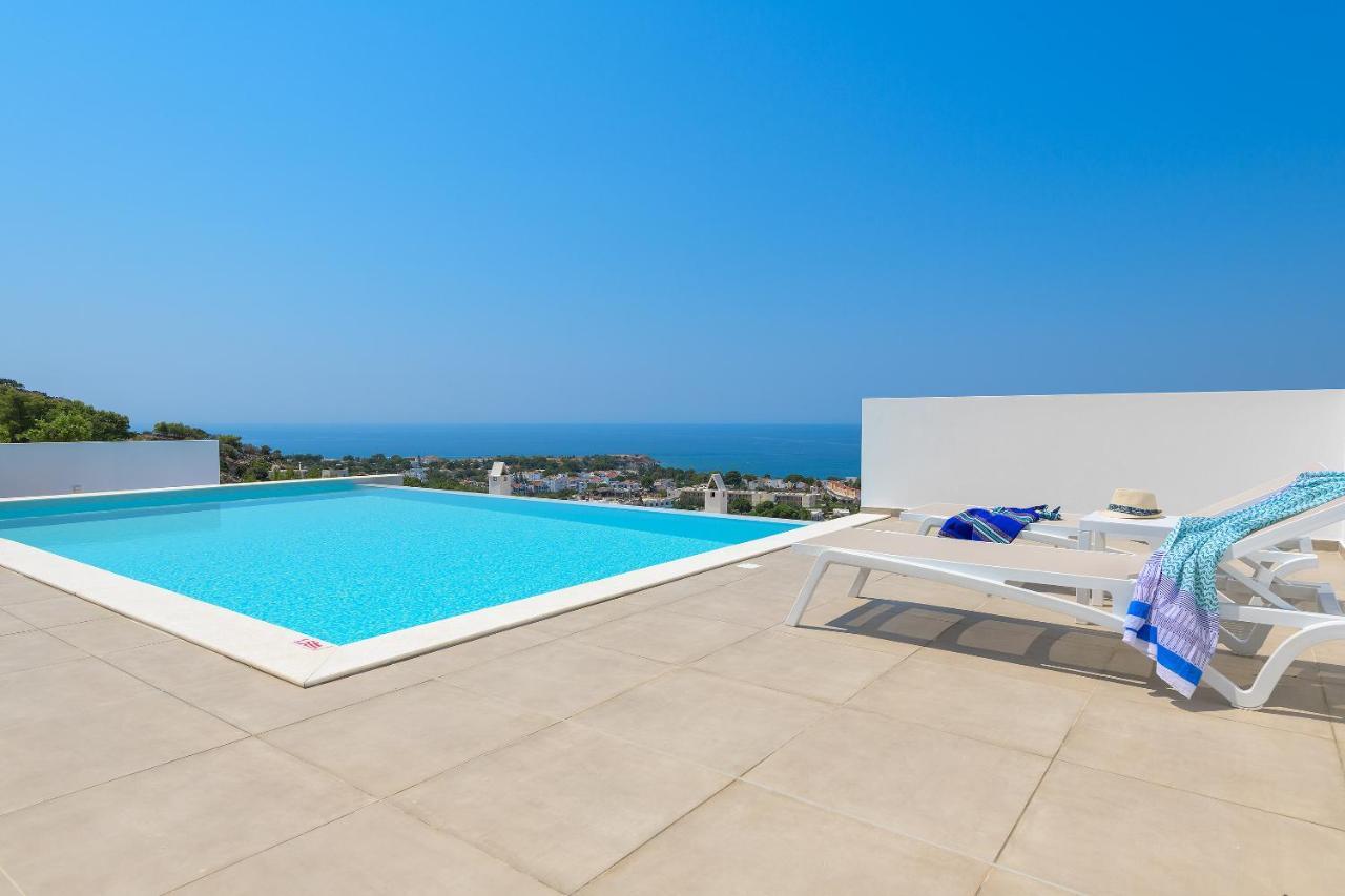 Villa Allegra With Pool In Pefkos, Lindos Area Pefki 外观 照片