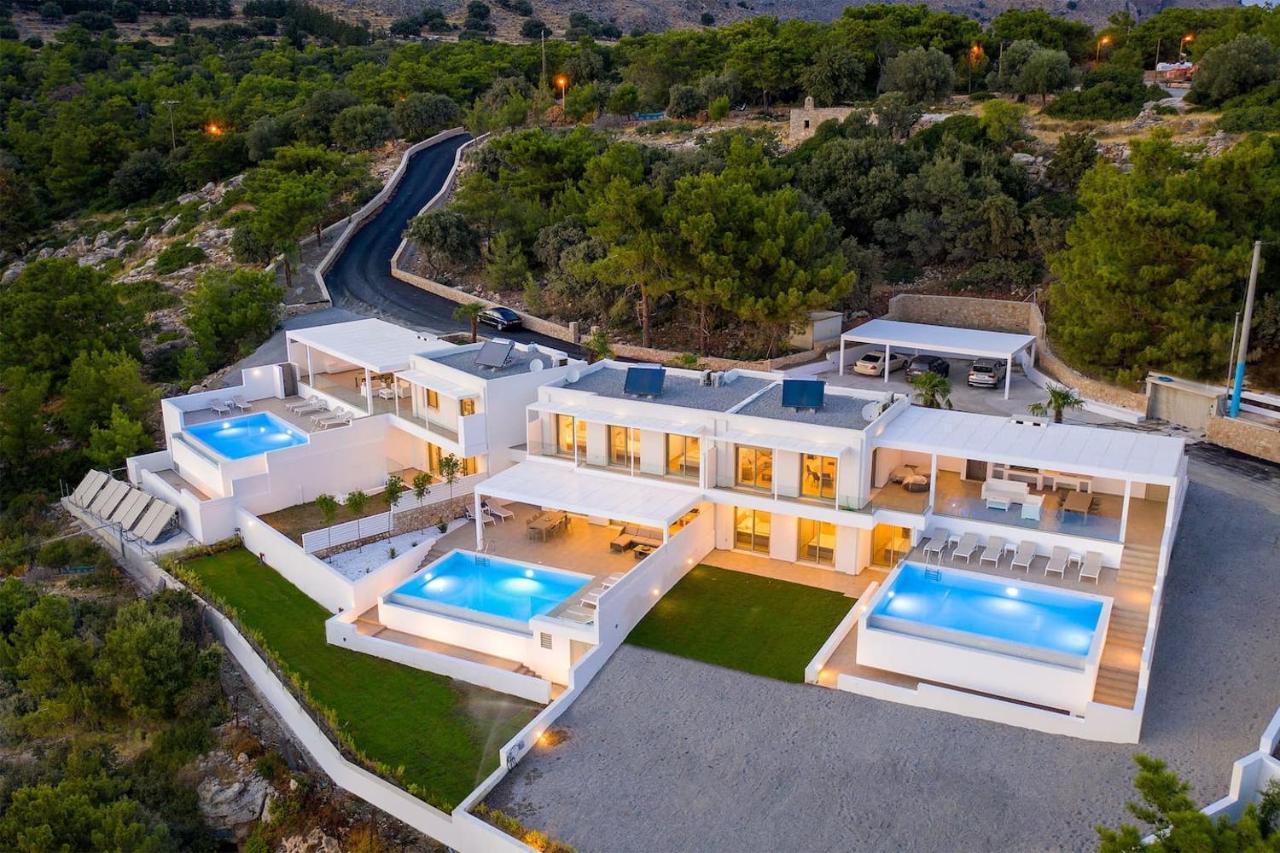 Villa Allegra With Pool In Pefkos, Lindos Area Pefki 外观 照片
